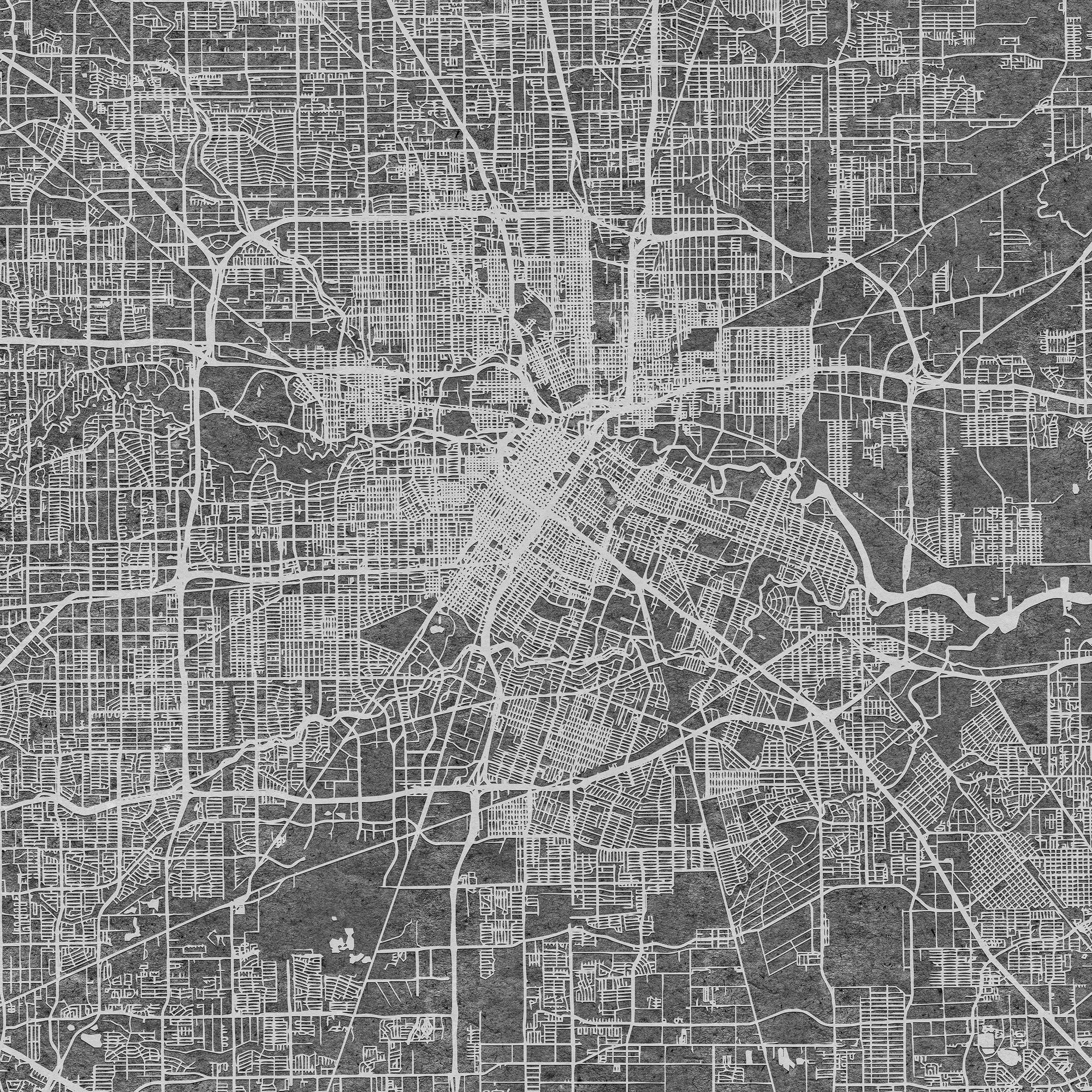 6800301 Urban Map Black Random Papers II Mural by Coordonné