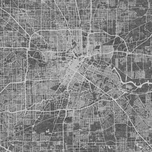 6800301 Urban Map Black Random Papers II Mural by Coordonné