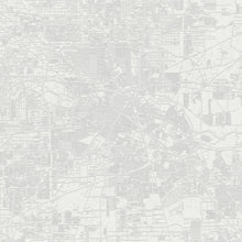 6800302 Urban Map White Random Papers II Mural by Coordonné