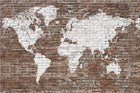 6800308 Bricks Map Brick Random Papers II Mural by Coordonné