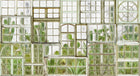 6800404 Window Flora Fresh Random Papers II Mural by Coordonné