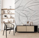 6800406 Abstract Flora Concrete Random Papers II Mural by Coordonné