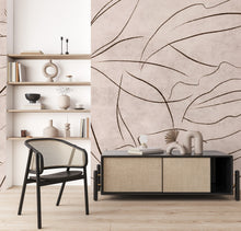 6800407 Abstract Flora Rose Random Papers II Mural by Coordonné