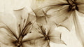Gigant Flora Sepia Mural by Coordonné