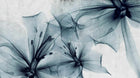 6800411 Gigant Flora Light Blue Random Papers II Mural by Coordonné