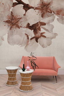 6800414 Big Random Flora Pink Random Papers II Mural by Coordonné