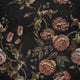 Embroidery Flora Black Random Papers II Mural by Coordonné