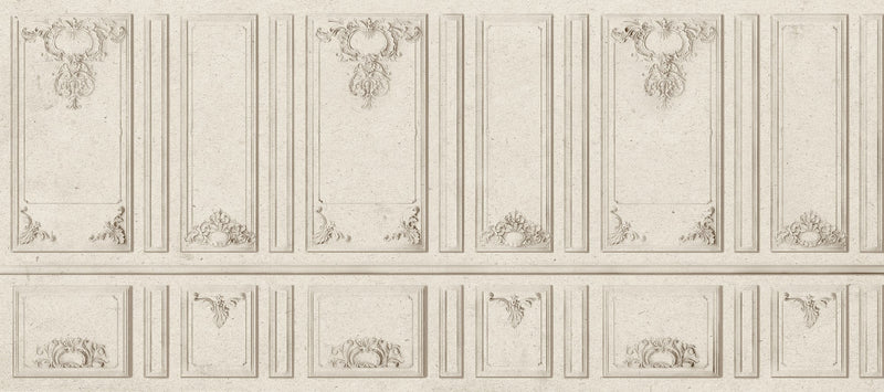 6800502 Moulding Sepia Random Papers II Mural by Coordonné