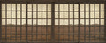 New Japanese Window Sunrise Random Papers II Mural by Coordonné