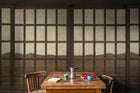 6800510 New Japanese Window Sunrise Random Papers II Mural by Coordonné