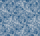 6800601 Waves Tiles Indigo Random Papers II Mural by Coordonné