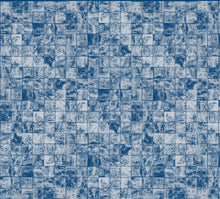 6800601 Waves Tiles Indigo Random Papers II Mural by Coordonné