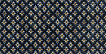 6800604 Carved Indigo Random Papers II Mural by Coordonné