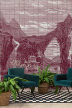 6800609 Illustration Tiles WIne Random Papers II Mural by Coordonné