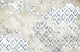 Stamp Indigo Random Papers II Mural by Coordonné