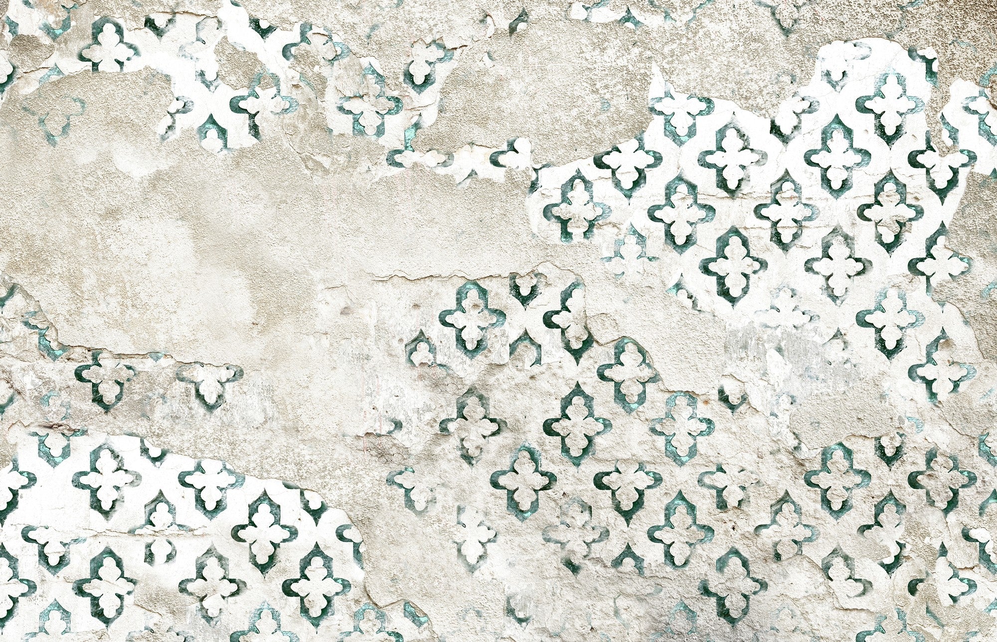 6800611 Stamp Emerald Random Papers II Mural by Coordonné