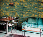 6800617 Bricks Emerald Random Papers II Mural by Coordonné