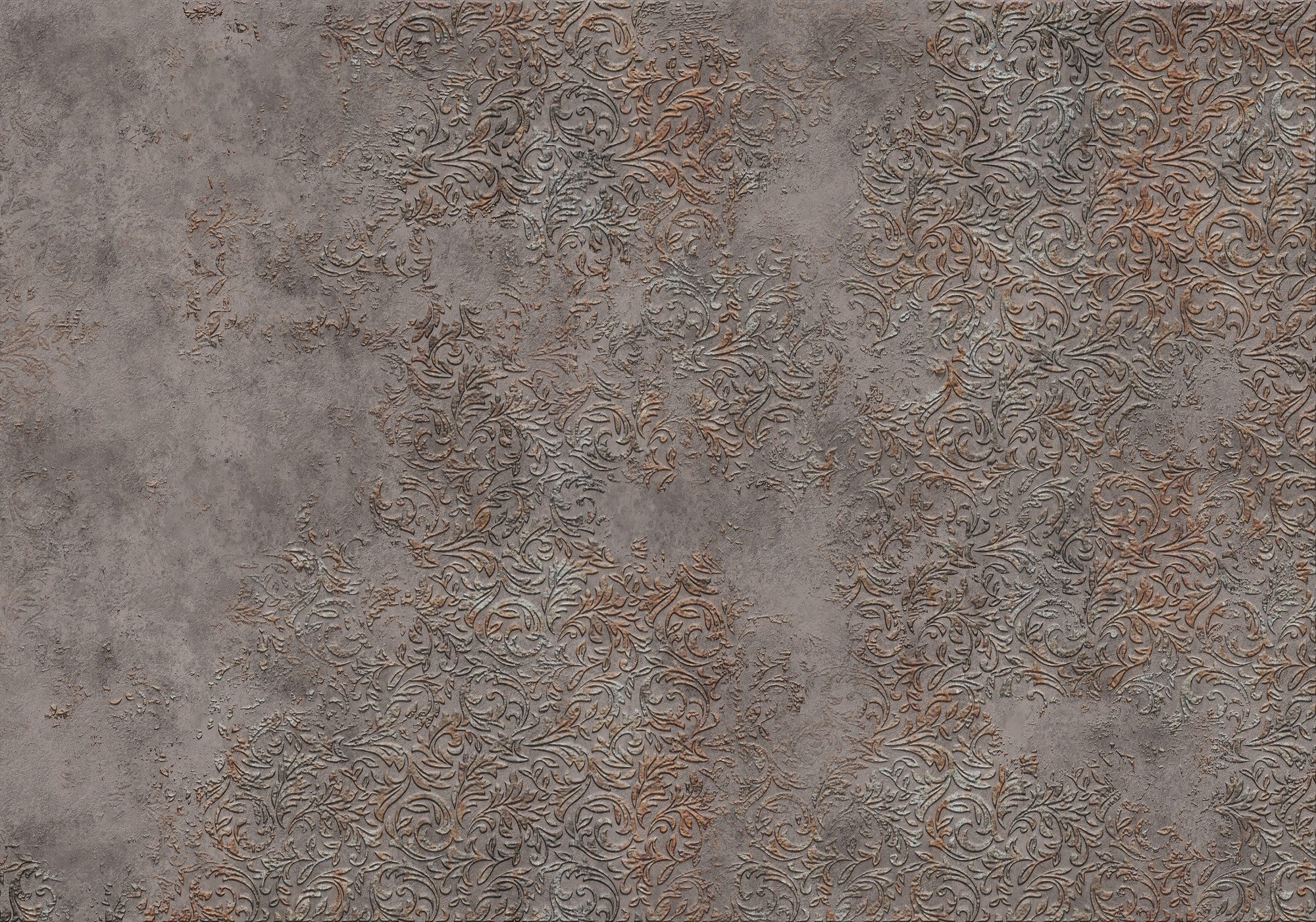 6800620 Brocade Silver Random Papers II Mural by Coordonné