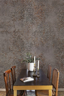 6800620 Brocade Silver Random Papers II Mural by Coordonné