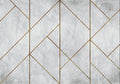Golden Line Wall Gold Mural by Coordonné