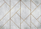 6800626 Golden Line Wall Gold Random Papers II Mural by Coordonné