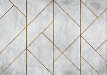6800626 Golden Line Wall Gold Random Papers II Mural by Coordonné