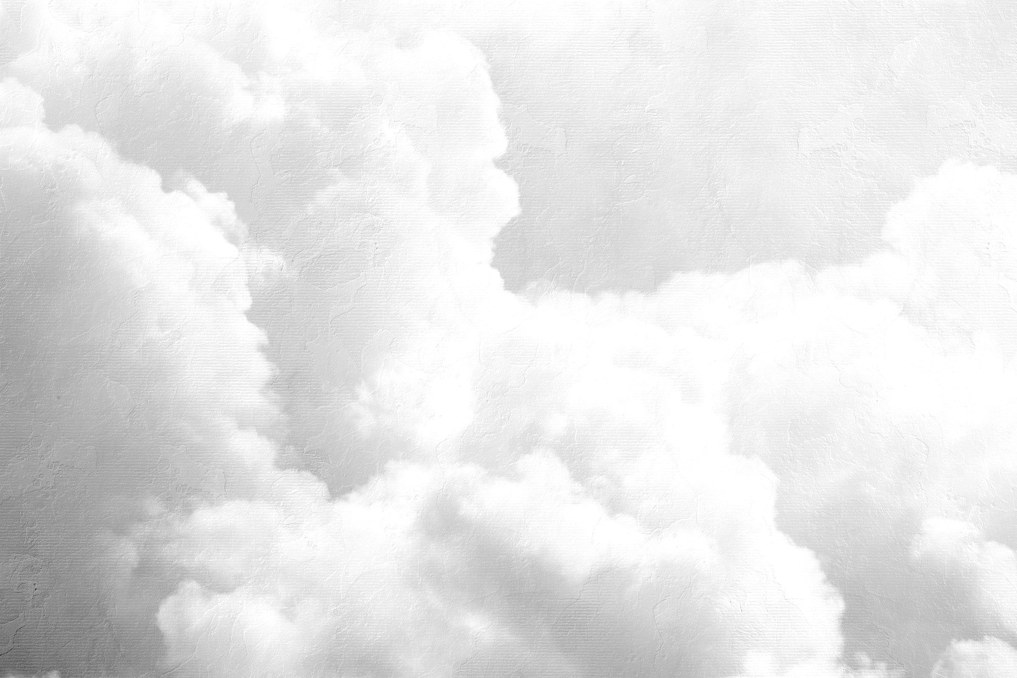 6800701 Clouds Grey Random Papers II Mural by Coordonné