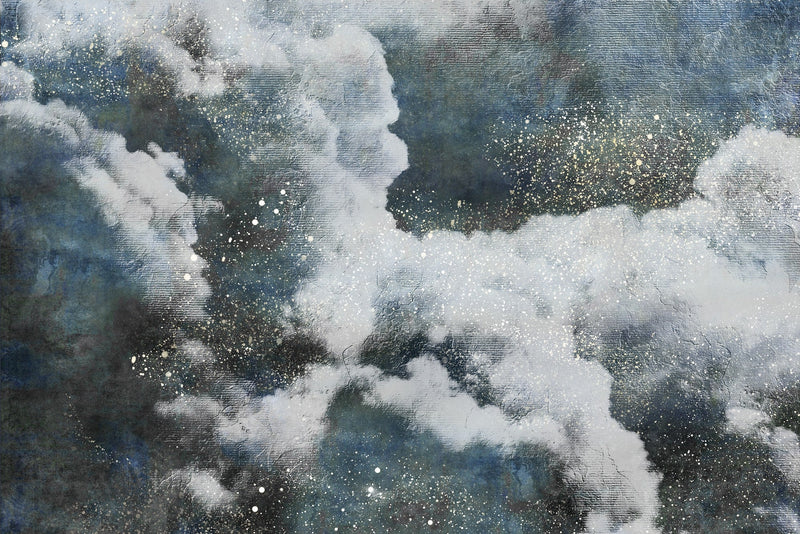 6800704 Clouds Night Random Papers II Mural by Coordonné