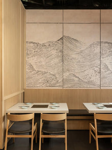 6800706 Waves Papyrus Random Papers II Mural by Coordonné