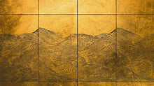 6800708 Waves Gold Random Papers II Mural by Coordonné