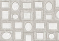 Frames White Mural by Coordonné