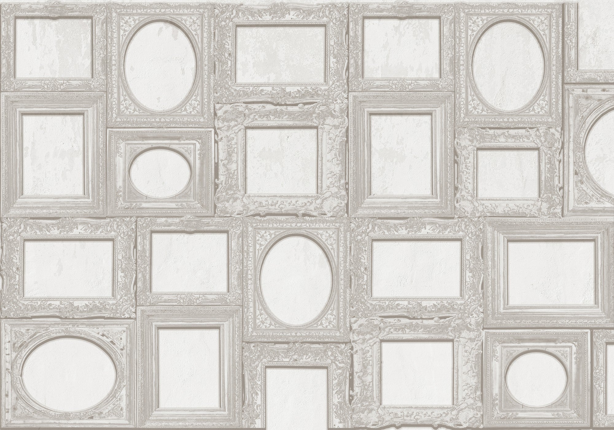 6800709 Frames White Random Papers II Mural by Coordonné