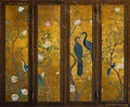 Edo Screen Gold Mural by Coordonné
