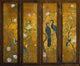 Edo Screen Gold Random Papers II Mural by Coordonné