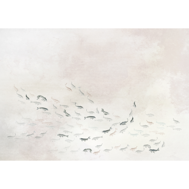 Koi Light Random Chinoiseries II Mural by Coordonné (400x280cm)