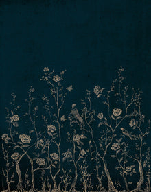 6800732 Chinoiserie 2.0 Blue Random Papers II Mural by Coordonné