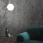 6801-40 Structure Modern Home Anthracite Wallpaper By Galerie