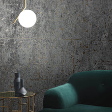 6801-40 Structure Modern Home Anthracite Wallpaper By Galerie