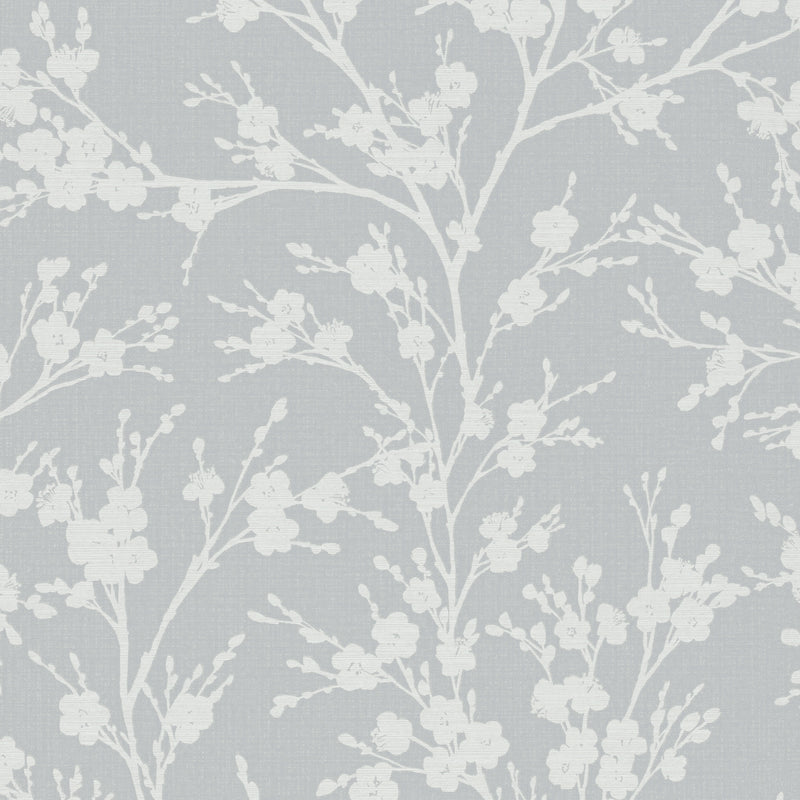 6812-30 Floral Nature Home Grey Wallpaper By Galerie
