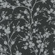 Floral Nature Home Black and Silver Wallpaper By Galerie
