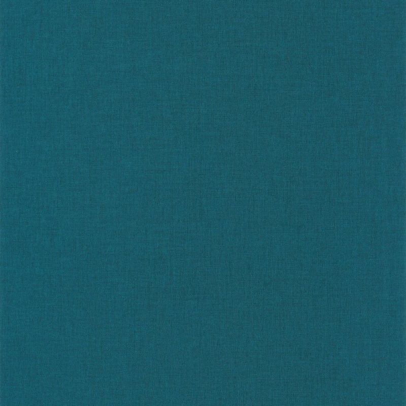 ONB68526163 Linen Uni Only Blue Wallpaper by Caselio