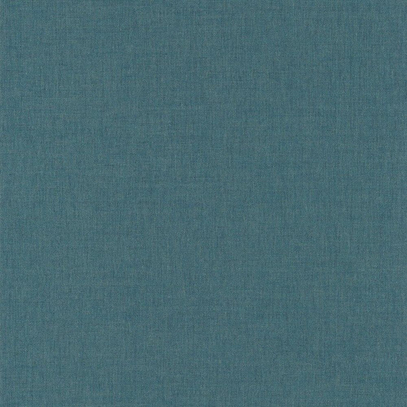 ONB68526378 Linen Uni Only Blue Wallpaper by Caselio