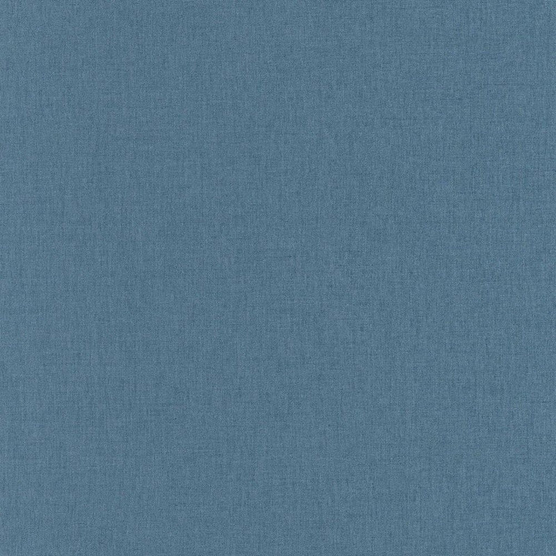ONB68526460 Linen Uni Only Blue Wallpaper by Caselio