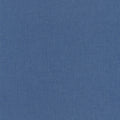 Linen Uni Plain Bleu Jean Moyen Wallpaper by Caselio
