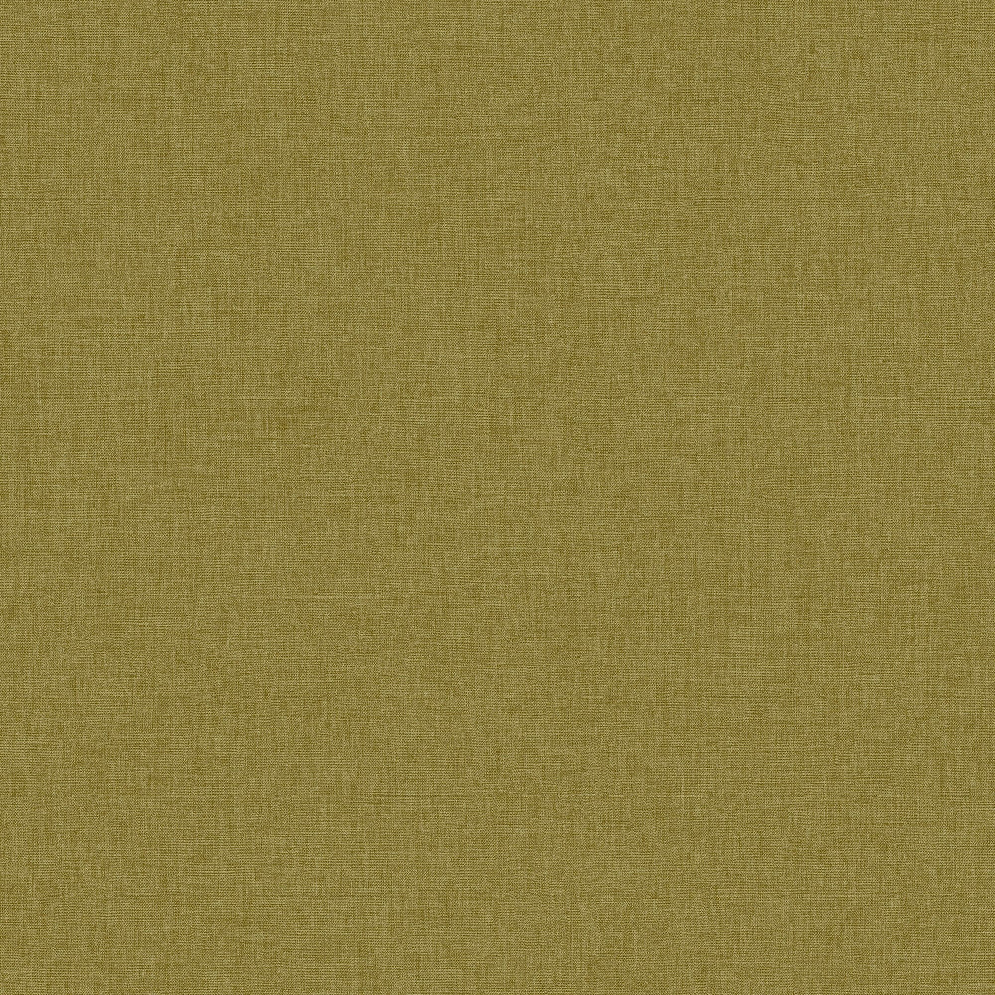 68527634 Linen Uni Vert Olive Wallpaper by Caselio