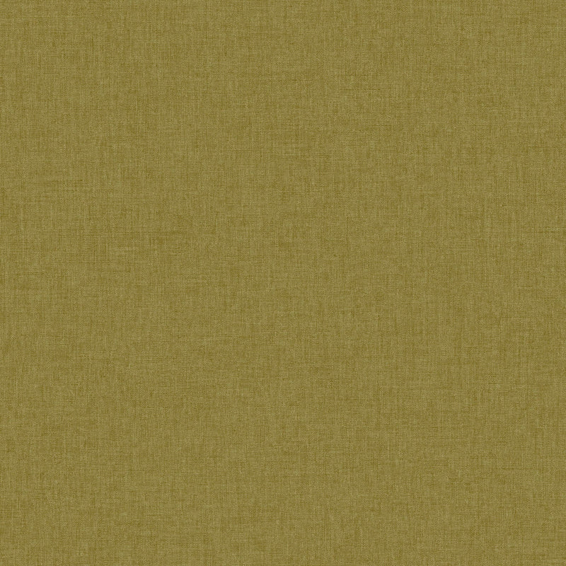 68527634 Linen Uni Vert Olive Wallpaper by Caselio