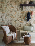 6921 Wild Forest Beige and Multi Wallpaper by Boråstapeter
