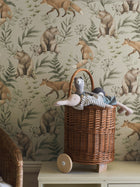 6921 Wild Forest Beige and Multi Wallpaper by Boråstapeter