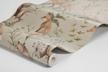 6921 Wild Forest Beige and Multi Wallpaper by Boråstapeter
