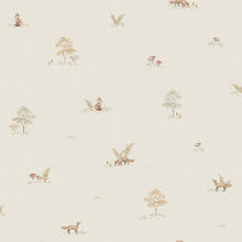 6923 Little Fox Beige and Multi Wallpaper by Boråstapeter
